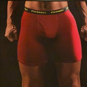 2 pair Russell performance men boxer briefs size M
